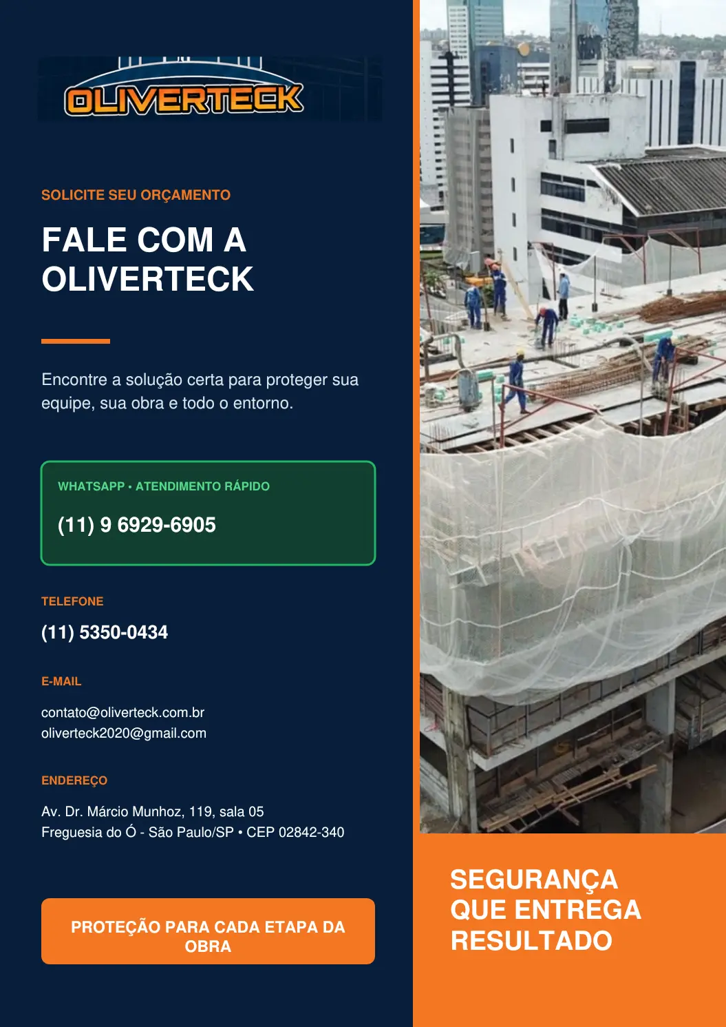 Contatos da Oliverteck