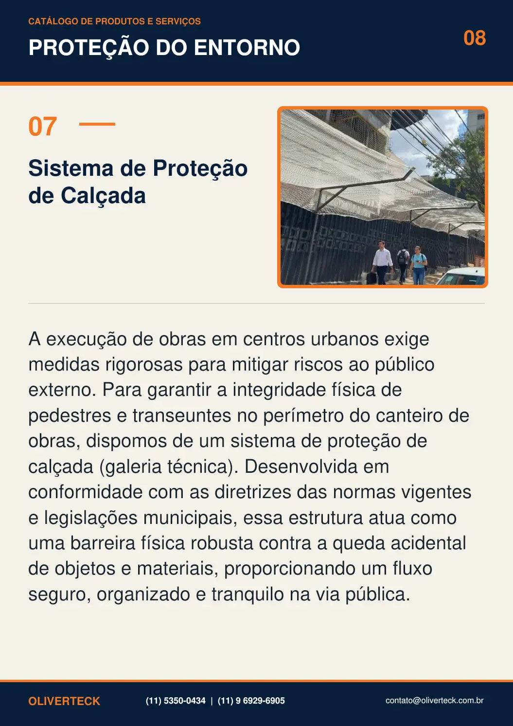 Sistema de Proteção de Calçada